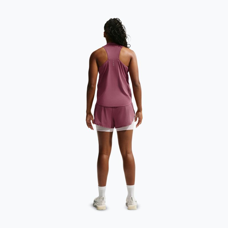 Pantaloncini da corsa da donna Nike Flow pink smoke 3