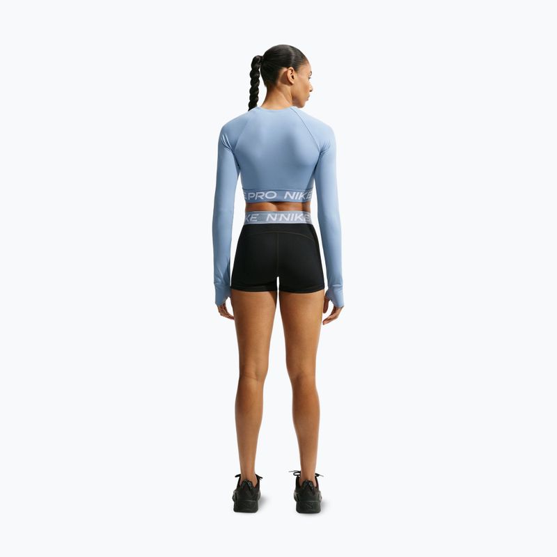 Longsleeve da donna Nike Pro work blue/white 2