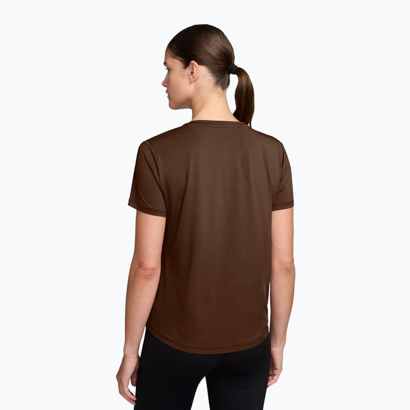 Maglietta da donna Nike One Classic Dri-Fit SS cacao wow/white 2