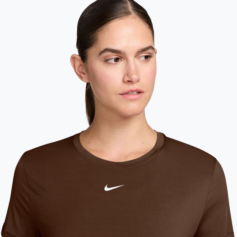 Maglietta da donna Nike One Classic Dri-Fit SS cacao wow/white 3