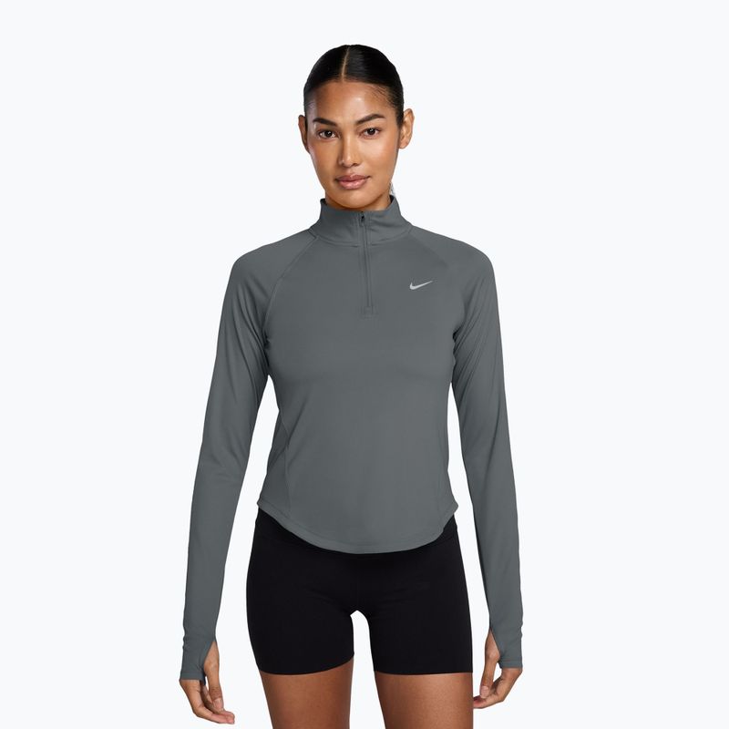 Felpa da corsa donna Nike Tempo Dri-Fit 1/4 Zip cool grey