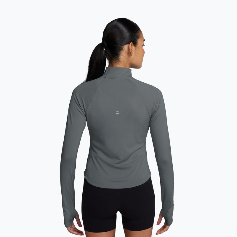 Felpa da corsa donna Nike Tempo Dri-Fit 1/4 Zip cool grey 2