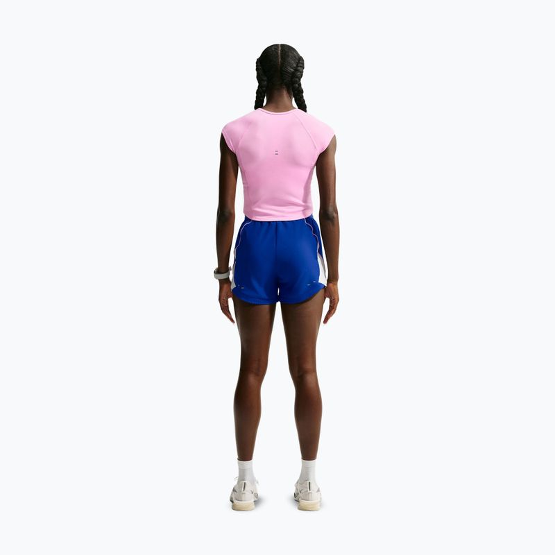 Maglia da running da donna Nike Tempo Swoosh Run Dri-Fit pink rise/pink rise/old royal 3
