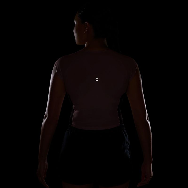 Maglia da running da donna Nike Tempo Swoosh Run Dri-Fit pink rise/pink rise/old royal 6