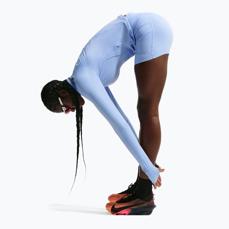Pantaloncini da corsa da donna Nike Swift aluminum 6