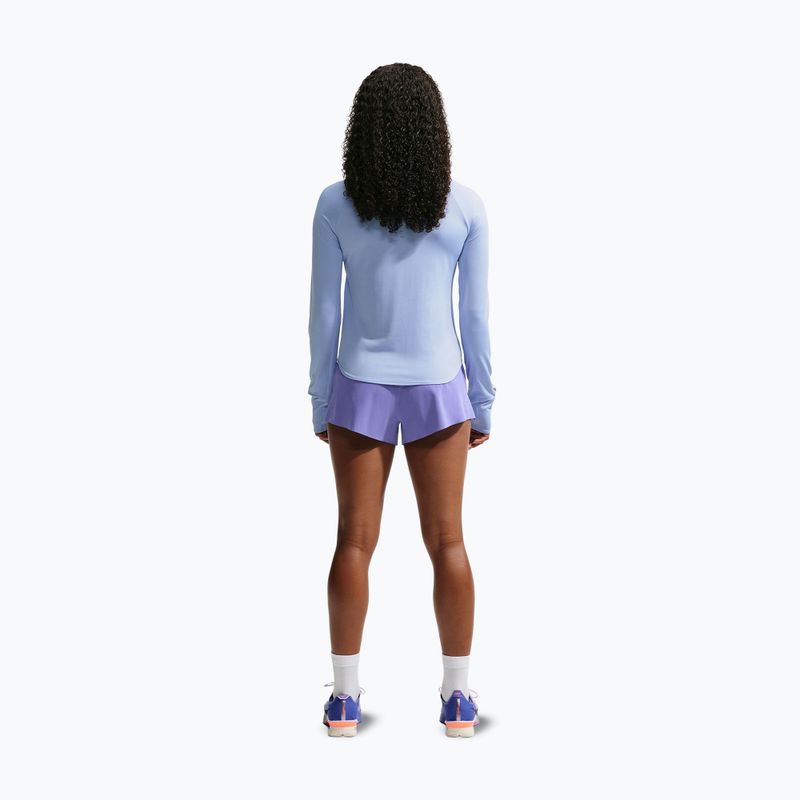 Felpa da corsa donna Nike Swift Dri-FIT UV 1/4-Zip aluminum 3