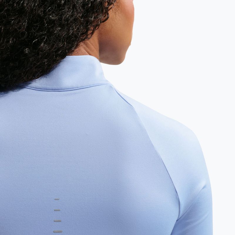 Felpa da corsa donna Nike Swift Dri-FIT UV 1/4-Zip aluminum 5