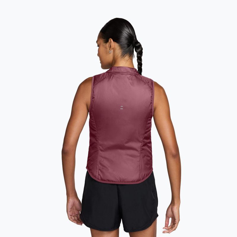 Gilet da donna Nike Tempo pink smoke 2