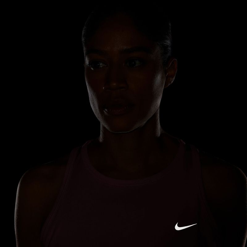 Maglia da running da donna Nike Tempo Dri-Fit Tank Top pink smoke 7