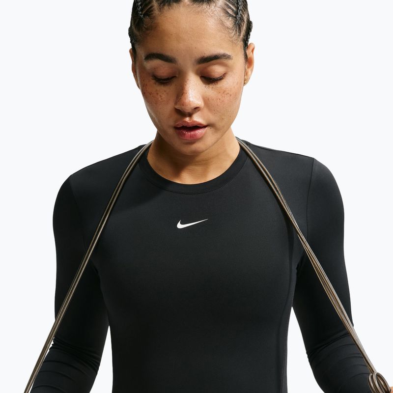 Longsleeve da allenamento da donna Nike One Fitted black/white 6