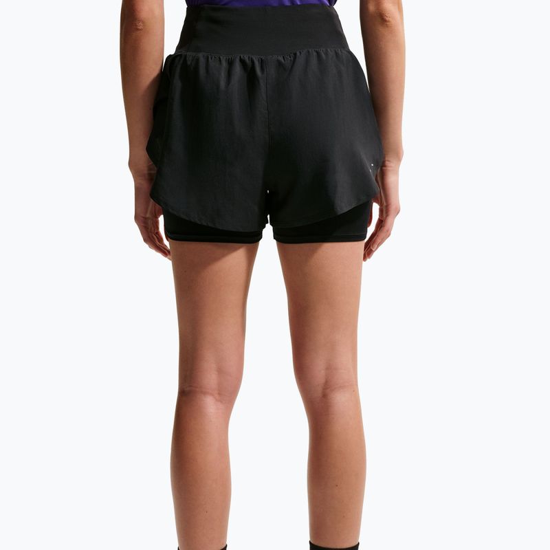 Pantaloncini da corsa da donna Nike Tempo Flow black/black 5