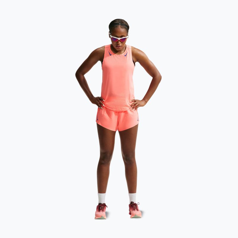 Maglia da running da donna Nike AeroSwift atomic pink/old royal 2