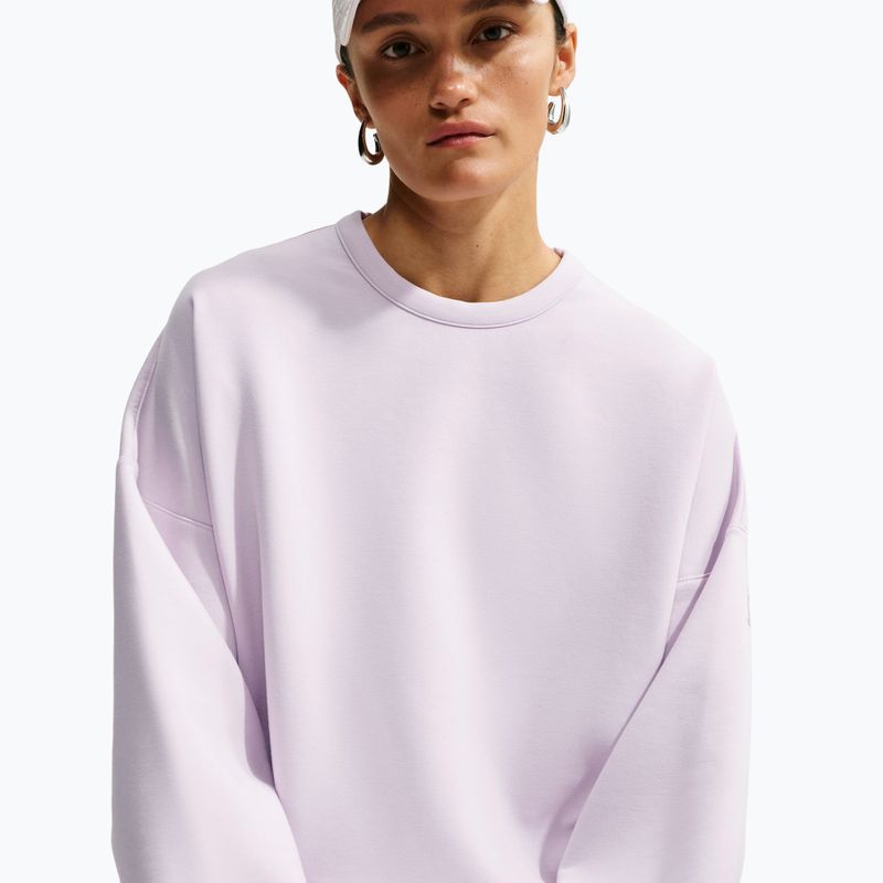 Felpa da allenamento donna Nike 24.7 ImpossiblySoft Bleached Lilac/Platinum Violet 4