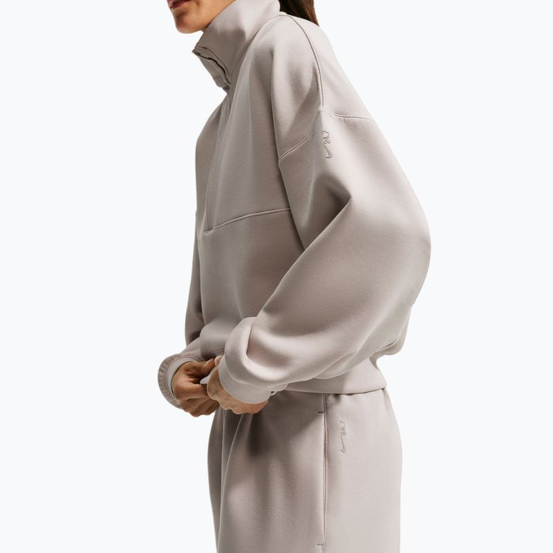 Pantaloncini da allenamento da donna Nike 24.7 ImpossiblySoft cream Ii/cream Ii/college grey 5
