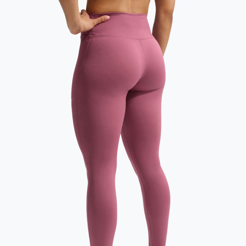 Leggings da donna Nike One Seamless Front pink smoke/white 4