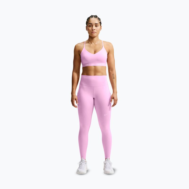 Reggiseno sportivo Nike Indy Light Support pink rise 2