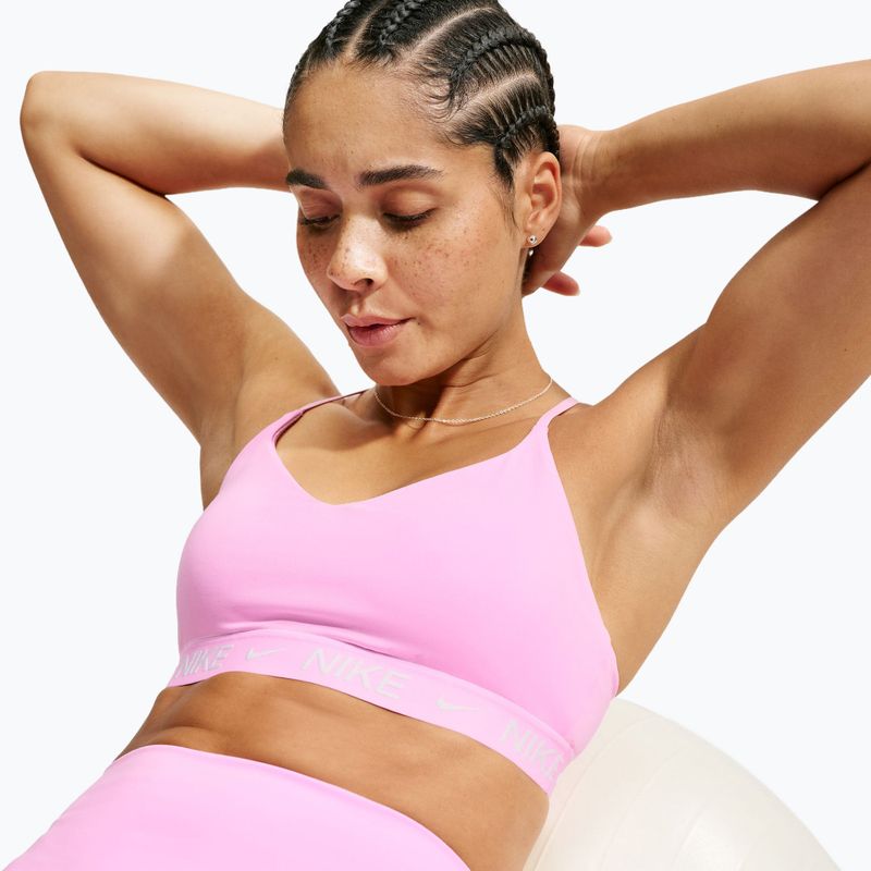 Reggiseno sportivo Nike Indy Light Support pink rise 4