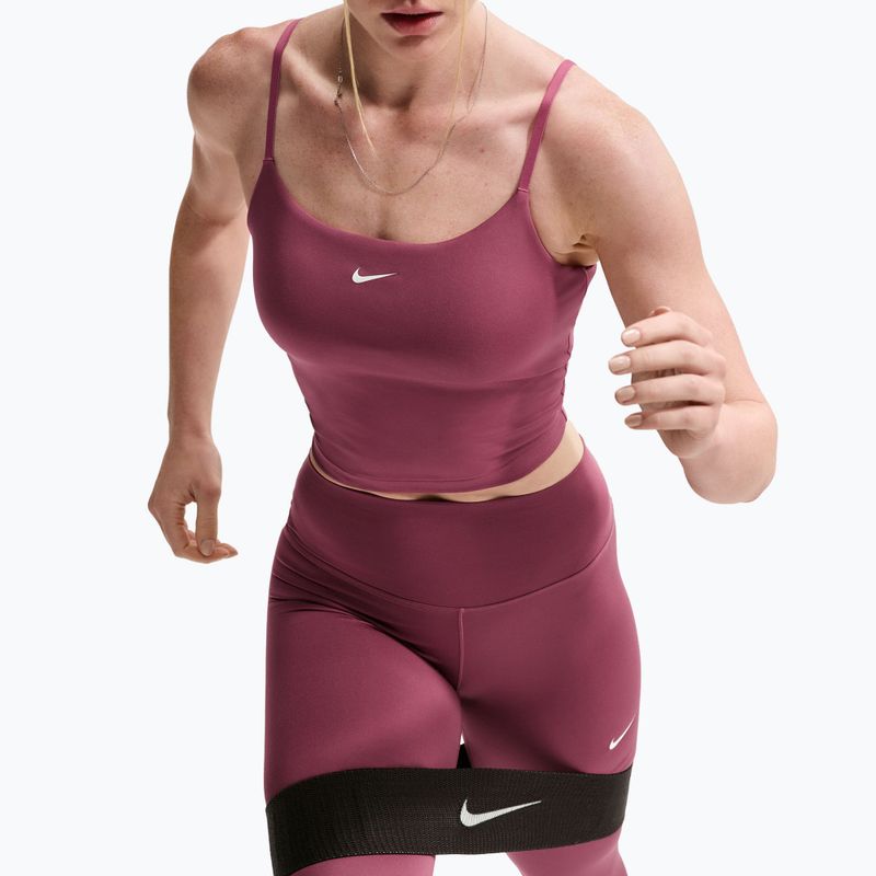 Maglia da allenamento donna Nike One pink smoke 6