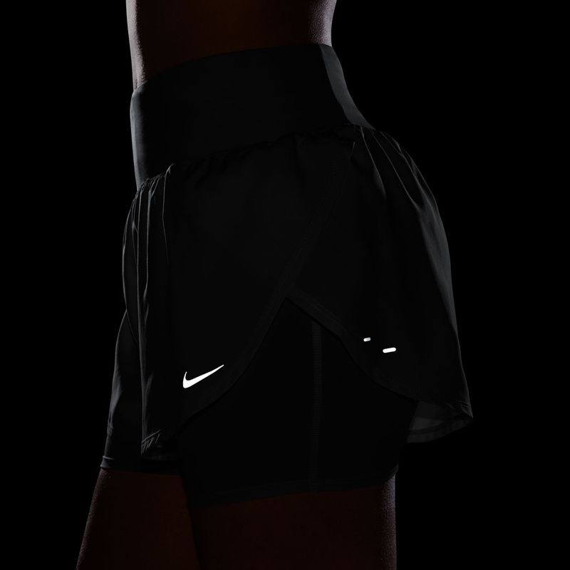 Pantaloncini da corsa da donna Nike Tempo Flow cool grey/cool grey 5