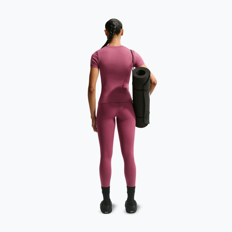 Leggings da donna Nike One pink smoke/white 3