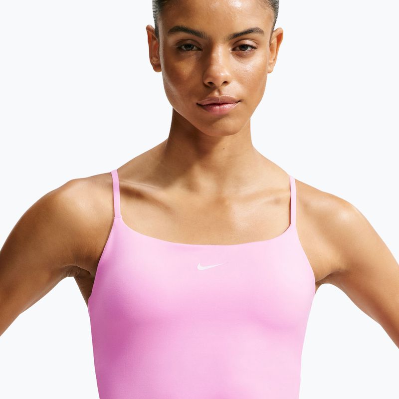 Maglia da allenamento donna Nike One pink rise 4