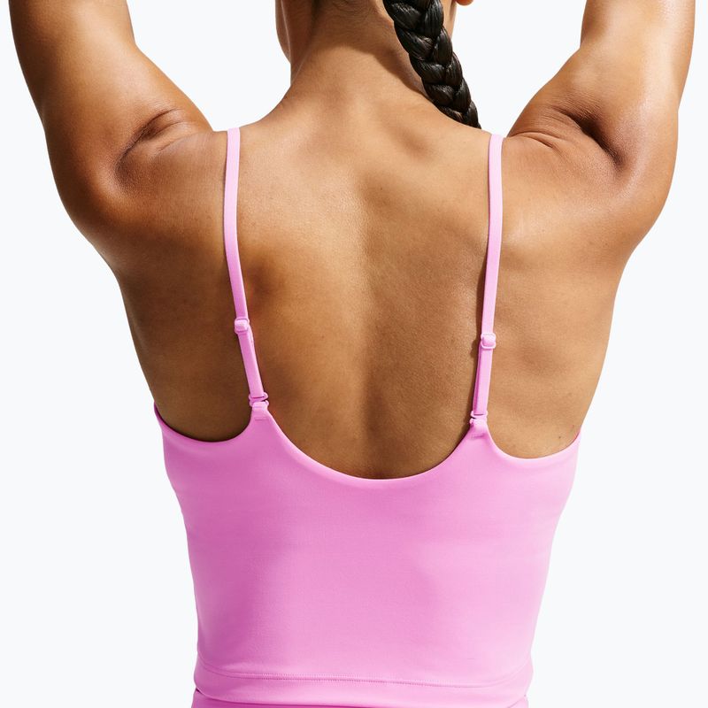 Maglia da allenamento donna Nike One pink rise 5