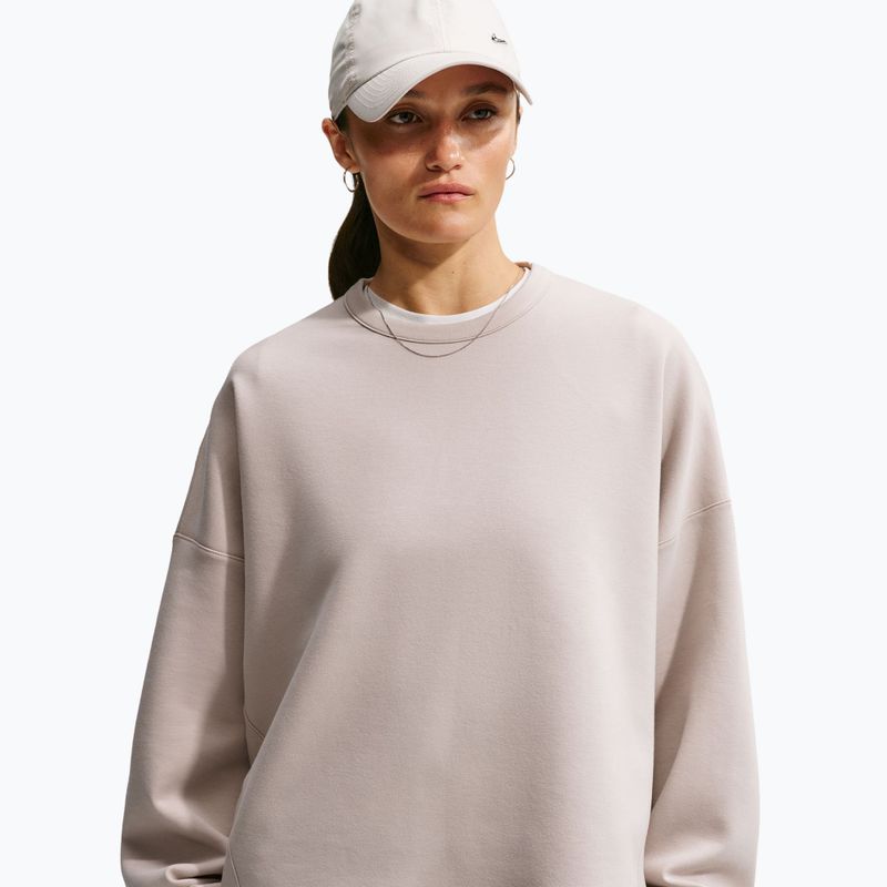 Felpa da allenamento donna Nike 24.7 ImpossiblySoft Cream Ii/Cream Ii/College Grey 4
