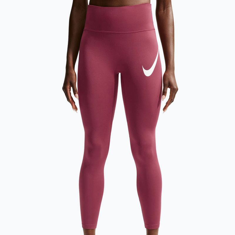 Leggings da donna Nike Tempo Swoosh Run pink smoke/white 5