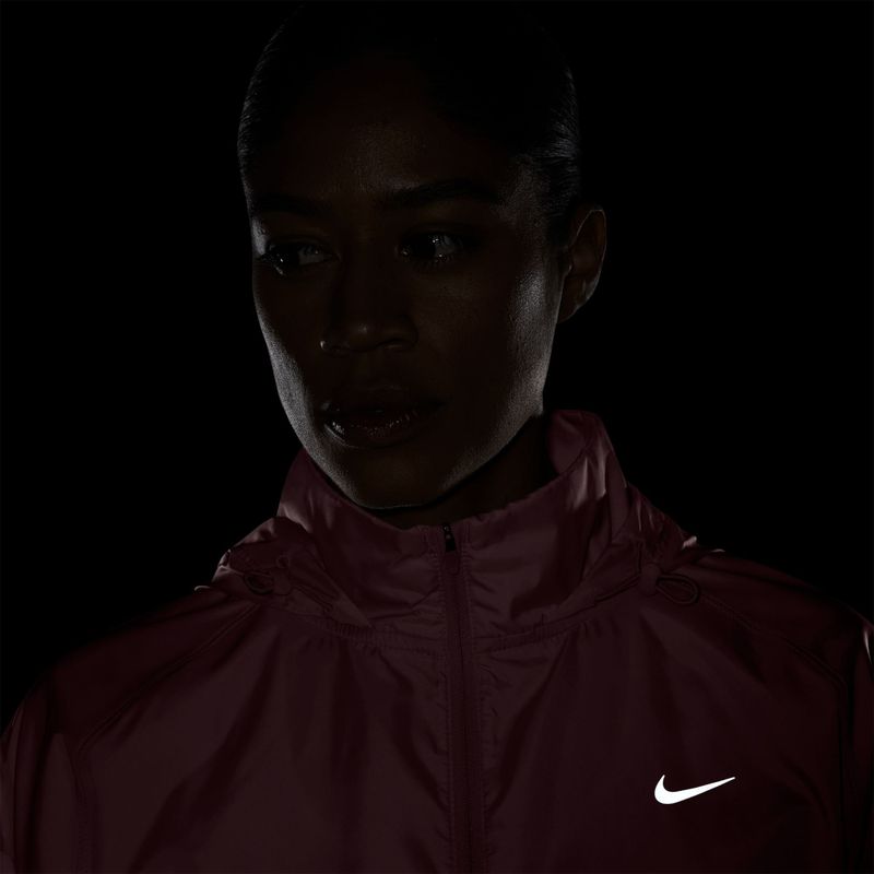 Giacca da running da donna Nike Tempo Repel pink smoke 4