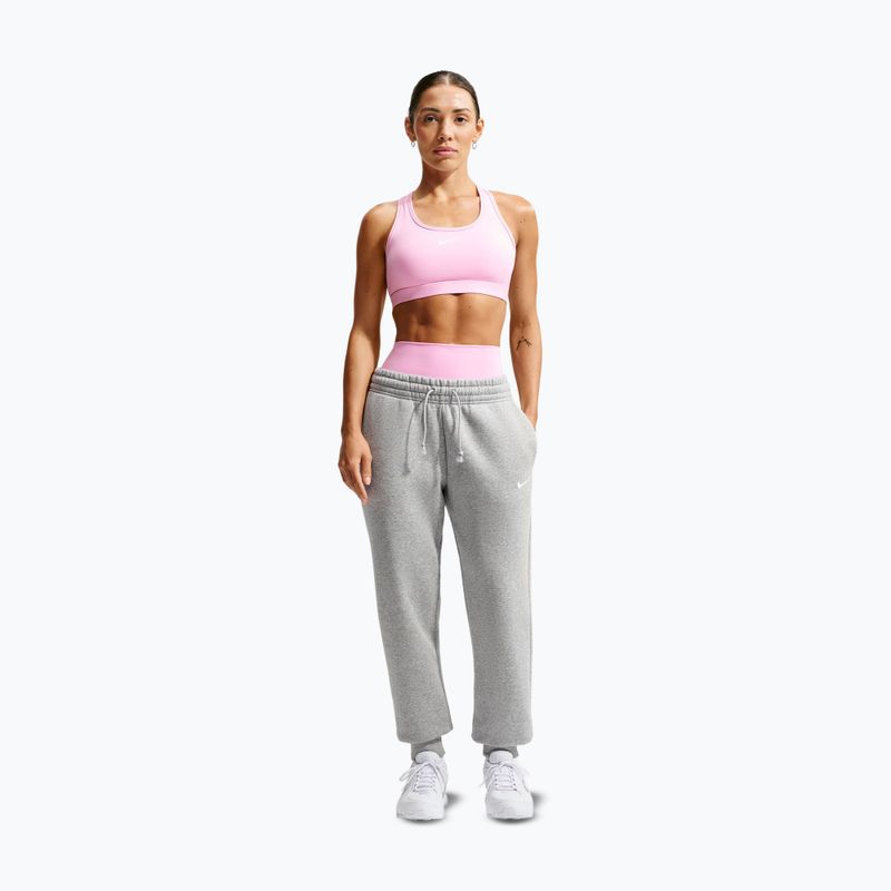 Reggiseno sportivo Nike Swoosh pink rise/white 2