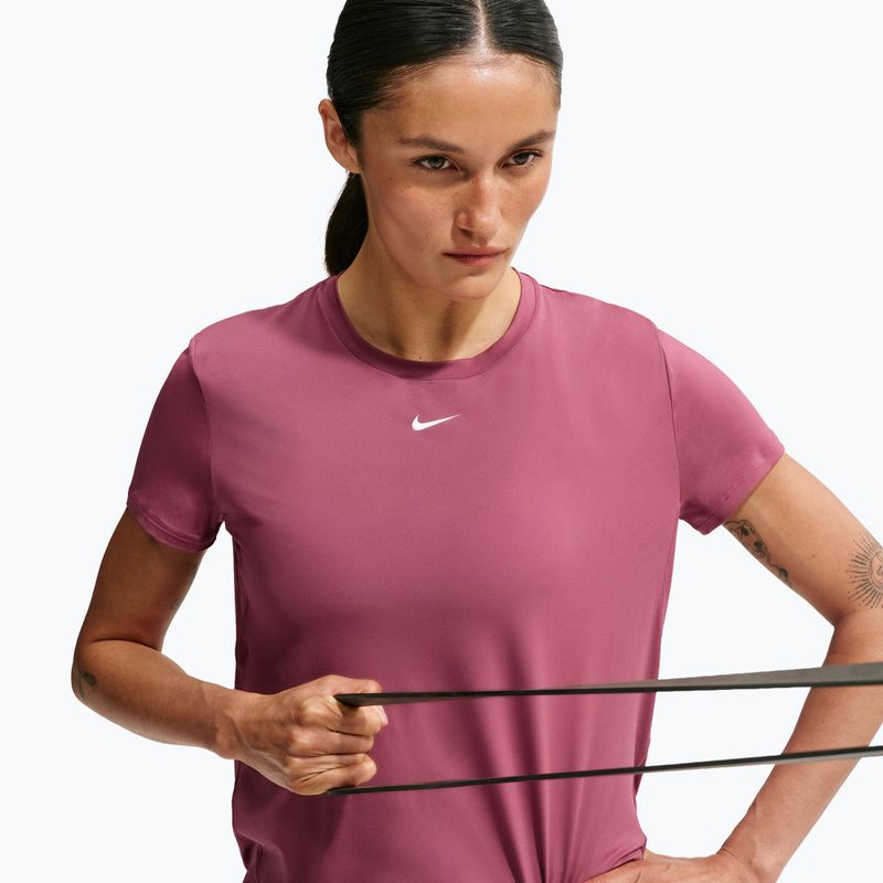 Maglia da allenamento donna Nike One Classic pink smoke/white 6