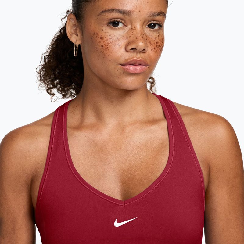 Top da allenamento Nike Pro Seamless tough red/white 3