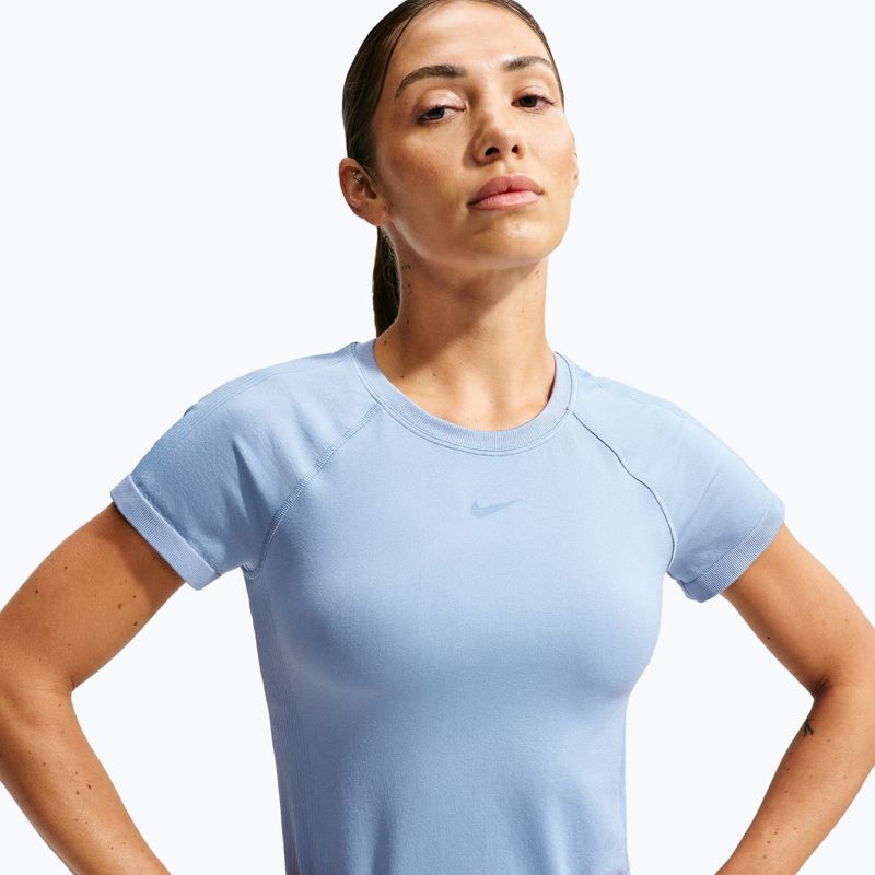 Maglia da allenamento donna Nike Pro Seamless work blue 3
