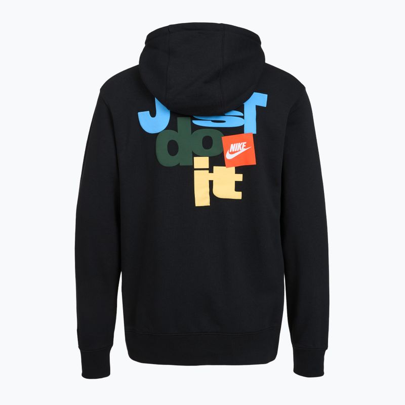 Felpa da uomo Nike Sportswear Club black/black/white 8