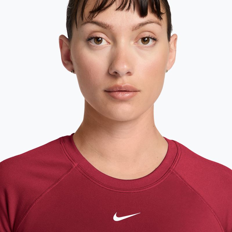 Maglia da allenamento donna Nike Pro Seamless tough red/white 3