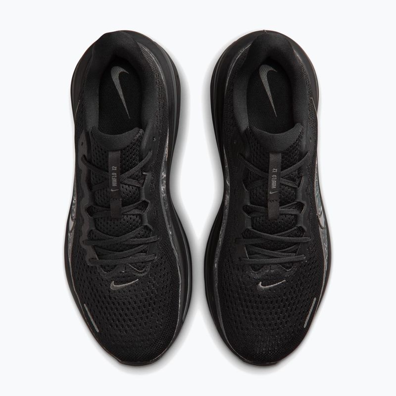 Scarpe da corsa uomo Nike Winflo 12 black/iron grey/metallic silver 5