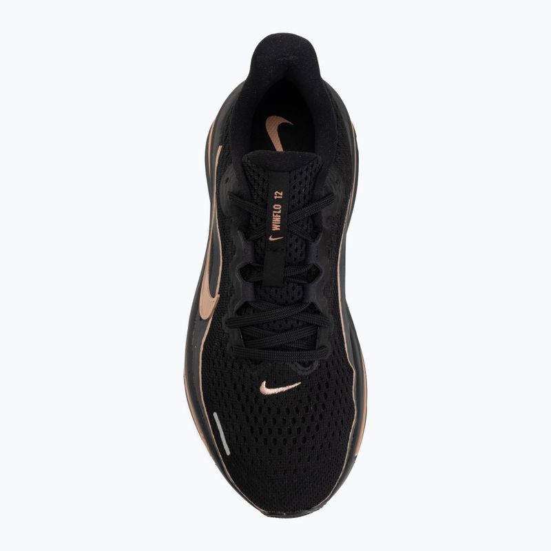 Scarpe da corsa donna Nike Winflo 12 black/off noir/rose gold/metallic rose gold 5