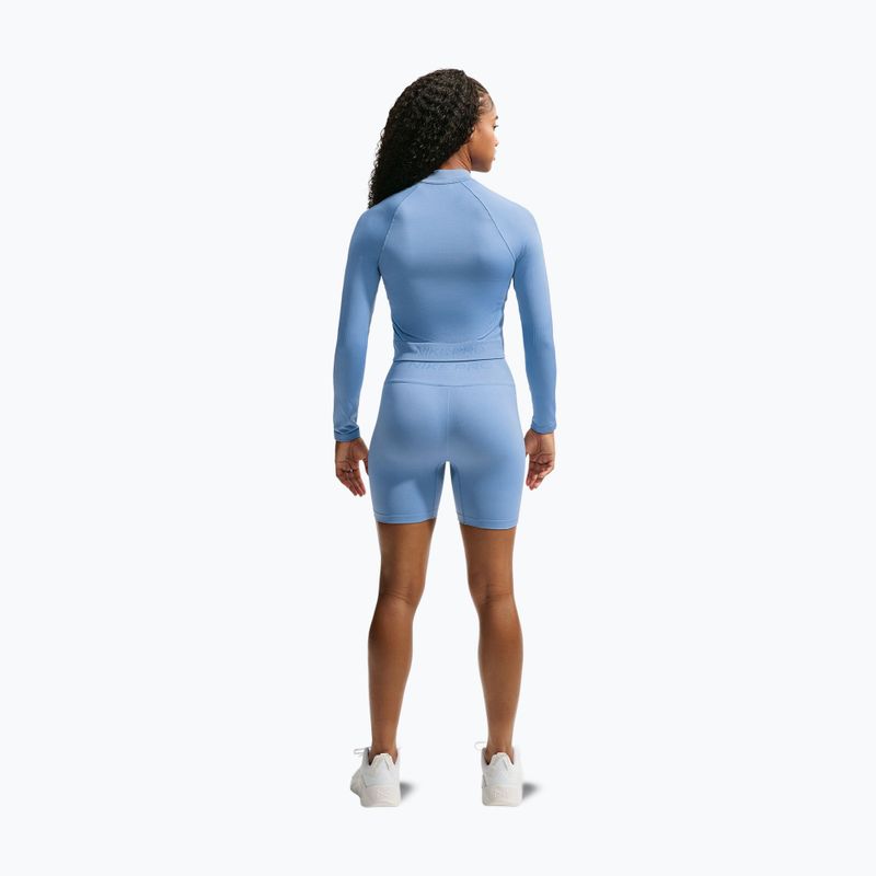 Felpa da allenamento donna Nike Pro Seamless work blue 3