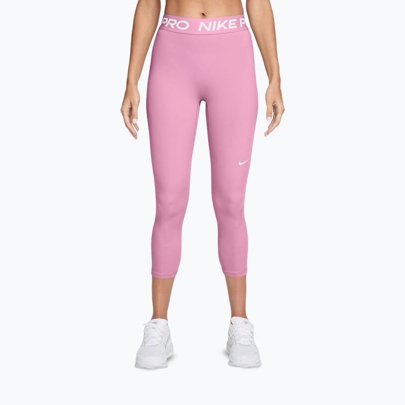Leggings da donna Nike Pro pink rise/white