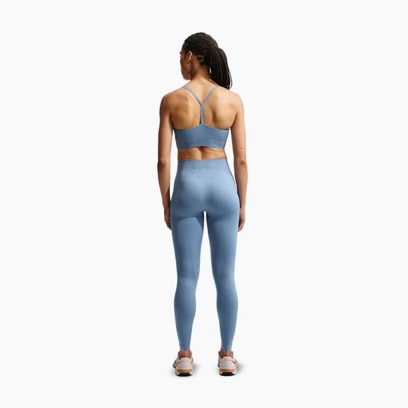 Reggiseno sportivo Nike Pro Seamless work blue 3