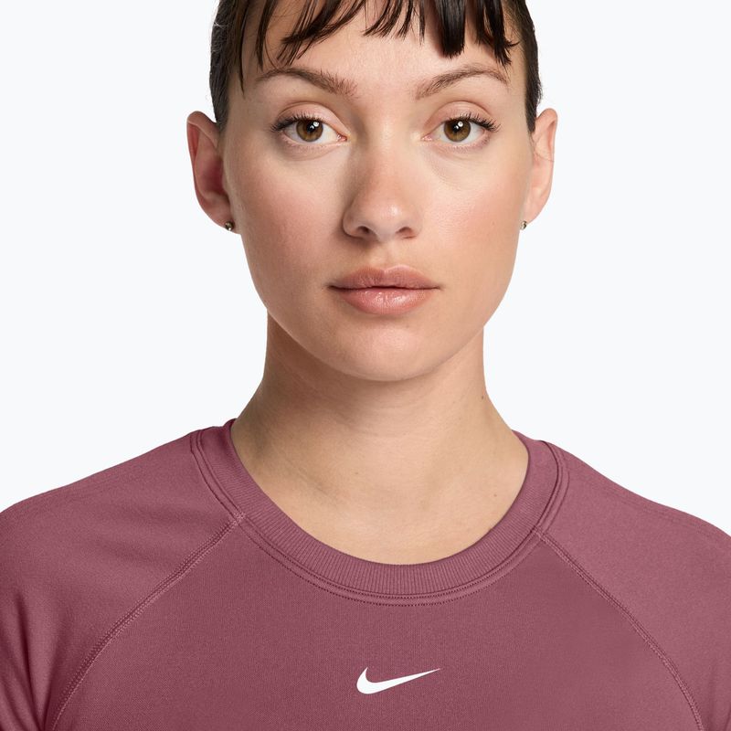 Maglia da allenamento donna Nike Pro Seamless pink smoke/white 3