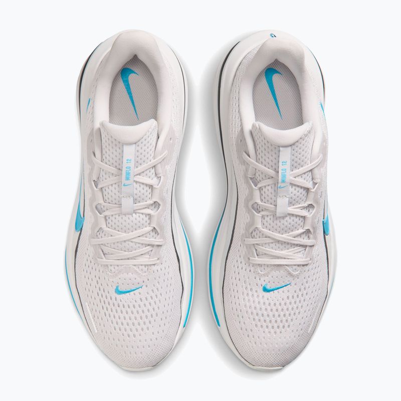 Scarpe da corsa uomo Nike Winflo 12 vast grey/off white/light current blue 4