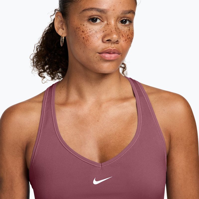 Top da allenamento Nike Pro Seamless pink smoke/white 3