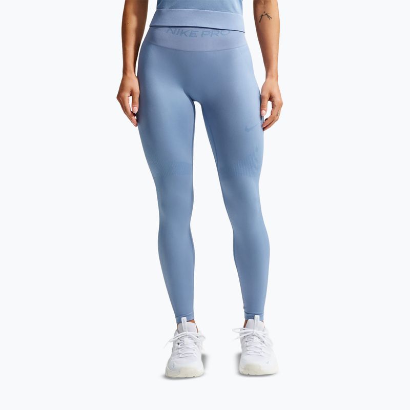 Leggings da donna Nike Pro Seamless work blue