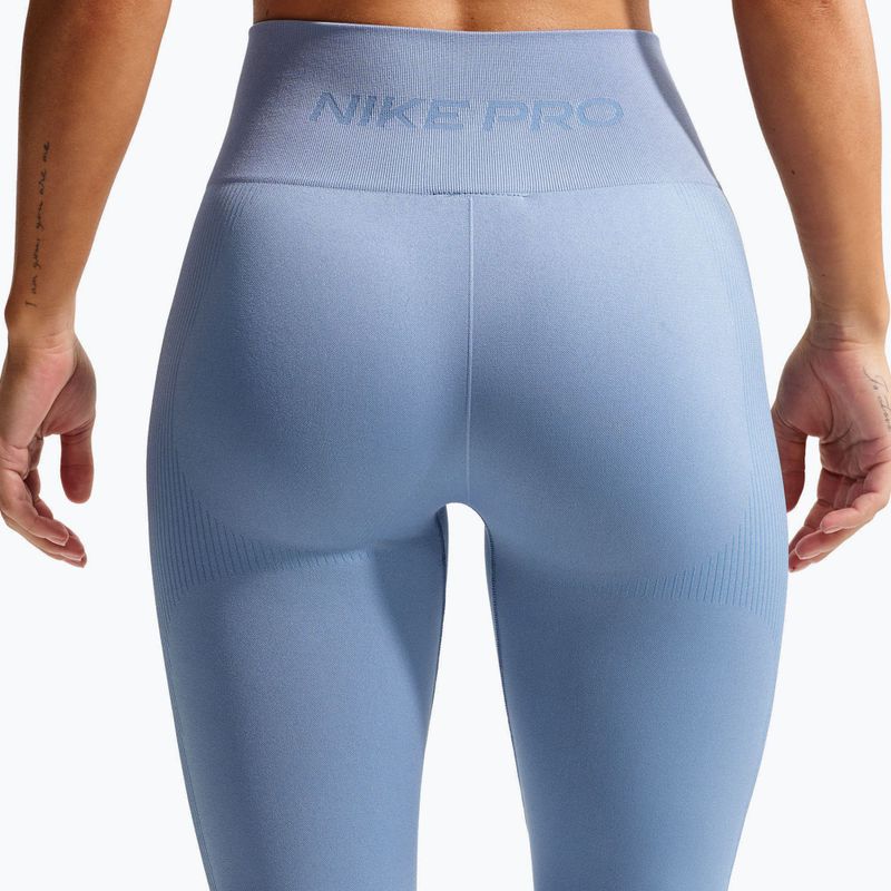 Leggings da donna Nike Pro Seamless work blue 4