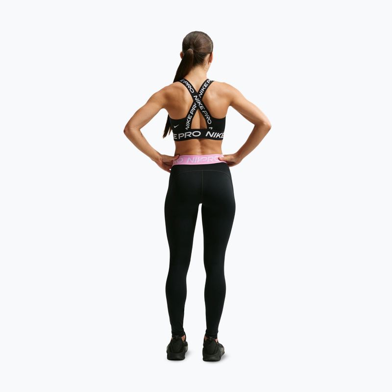 Leggings da donna Nike Pro black/pink rise/white 3