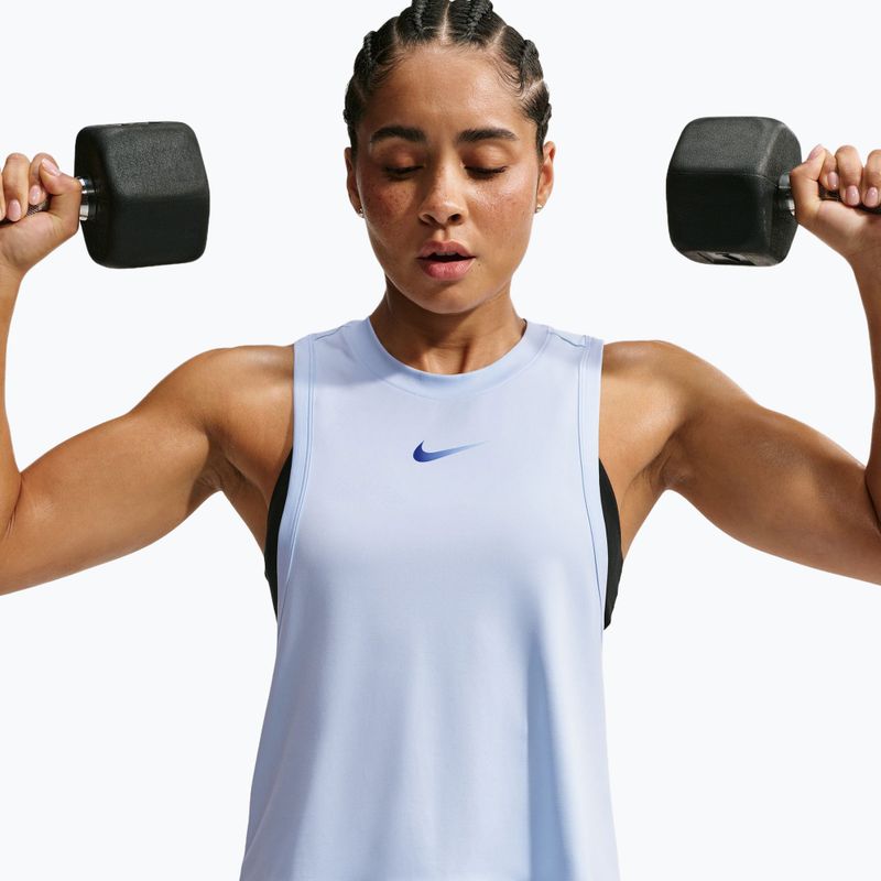 Maglia da allenamento donna Nike Pro hydrogen blue/old royal 4