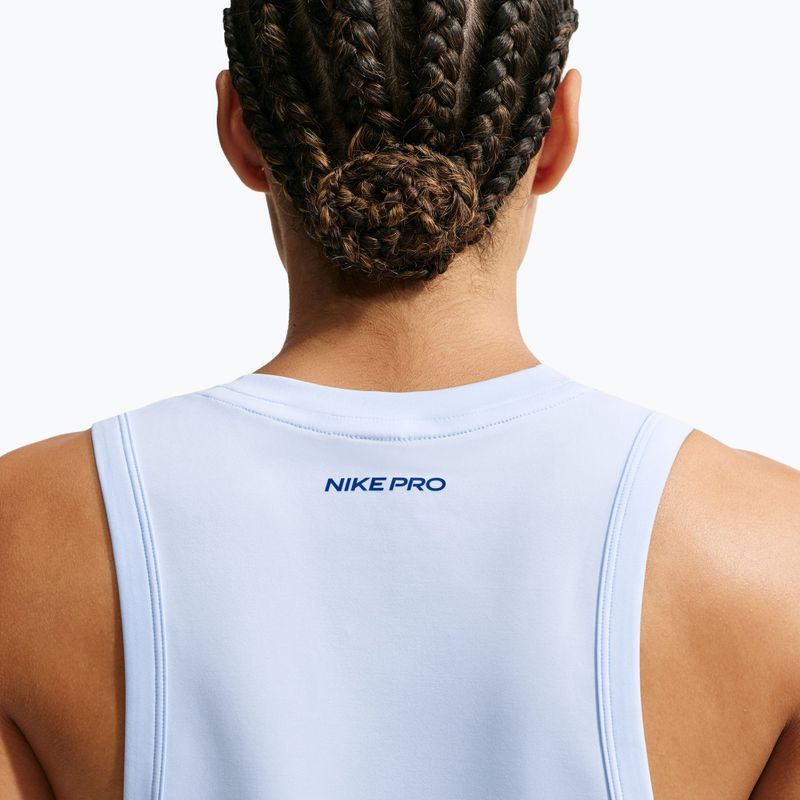 Maglia da allenamento donna Nike Pro hydrogen blue/old royal 5