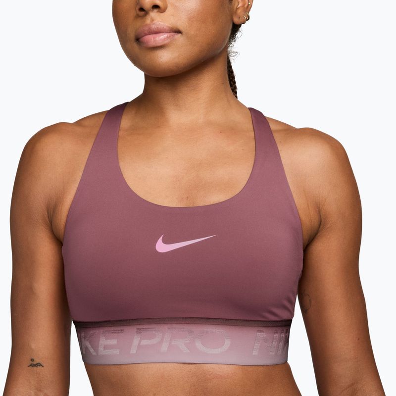 Reggiseno sportivo Nike Pro pink smoke/pink smoke/pink rise 4