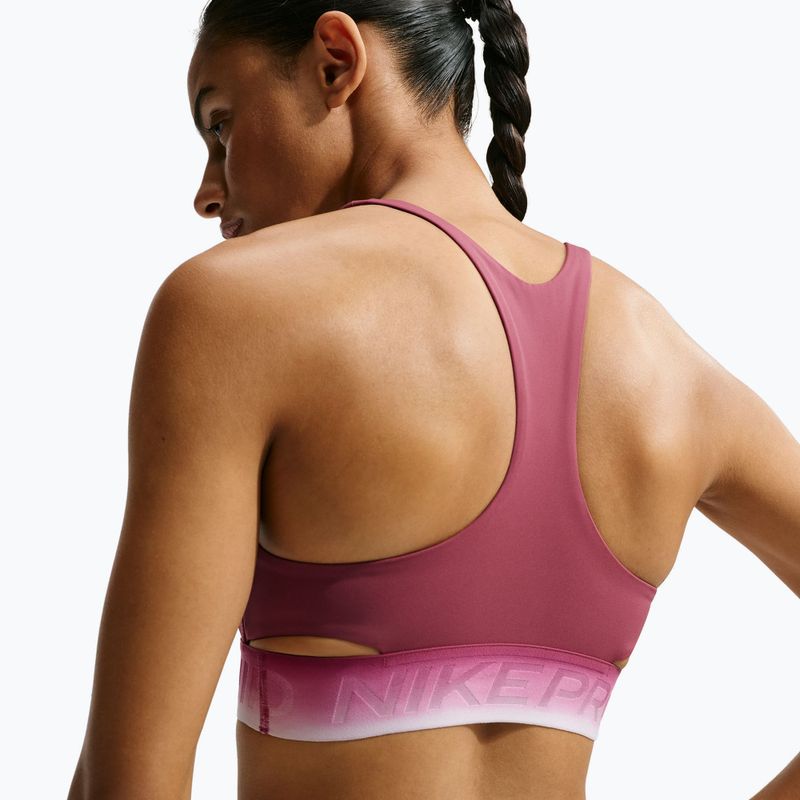 Reggiseno sportivo Nike Pro pink smoke/pink smoke/pink rise 5